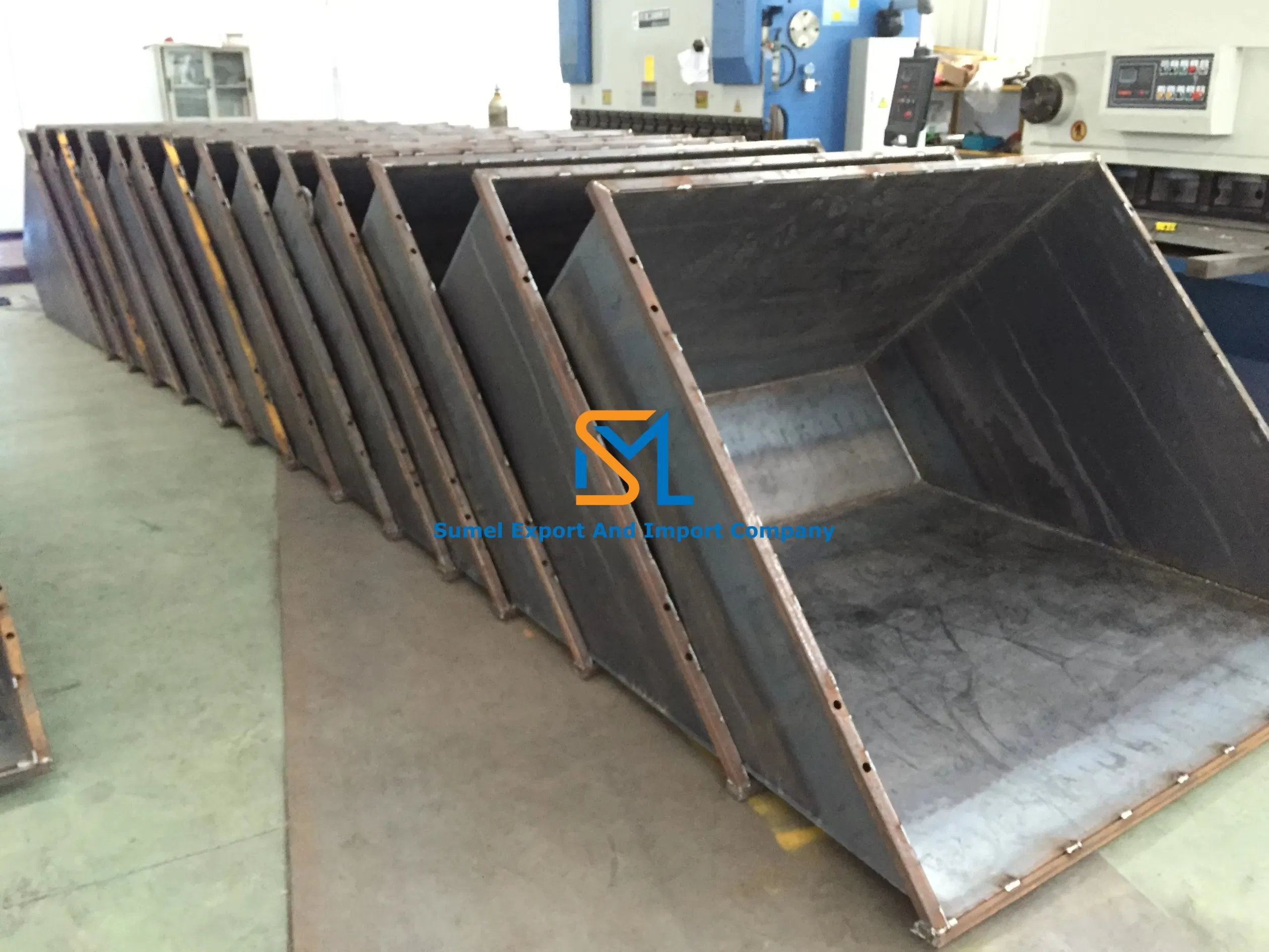 Customizable Large Capacity Tipping Bin/Self Dumping Hopper/Forklift Attachments Scrap Waste Hoppers