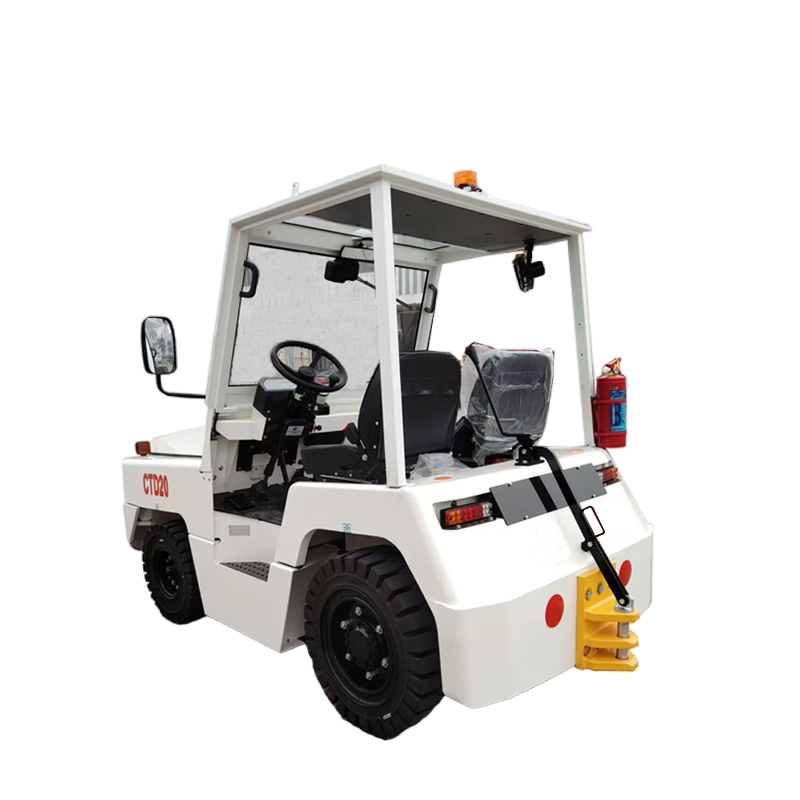 Manufacture Airport Cargo Luggage Baggage Tractor Diesel Electric Tow Tractor 20ton Ctd20 with Cabin