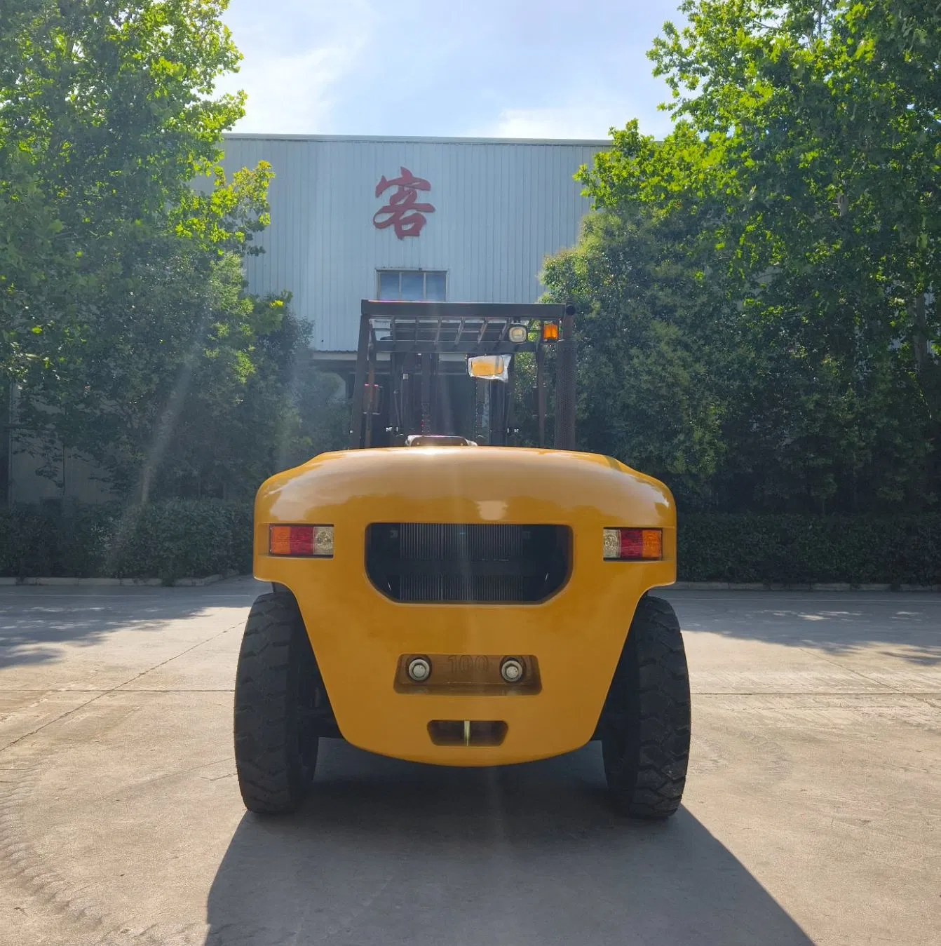 Maiyun Factory 10 Ton Heavy Duty Diesel Forklift Truck Pallet Jack Fork Lift Parts with Attachment