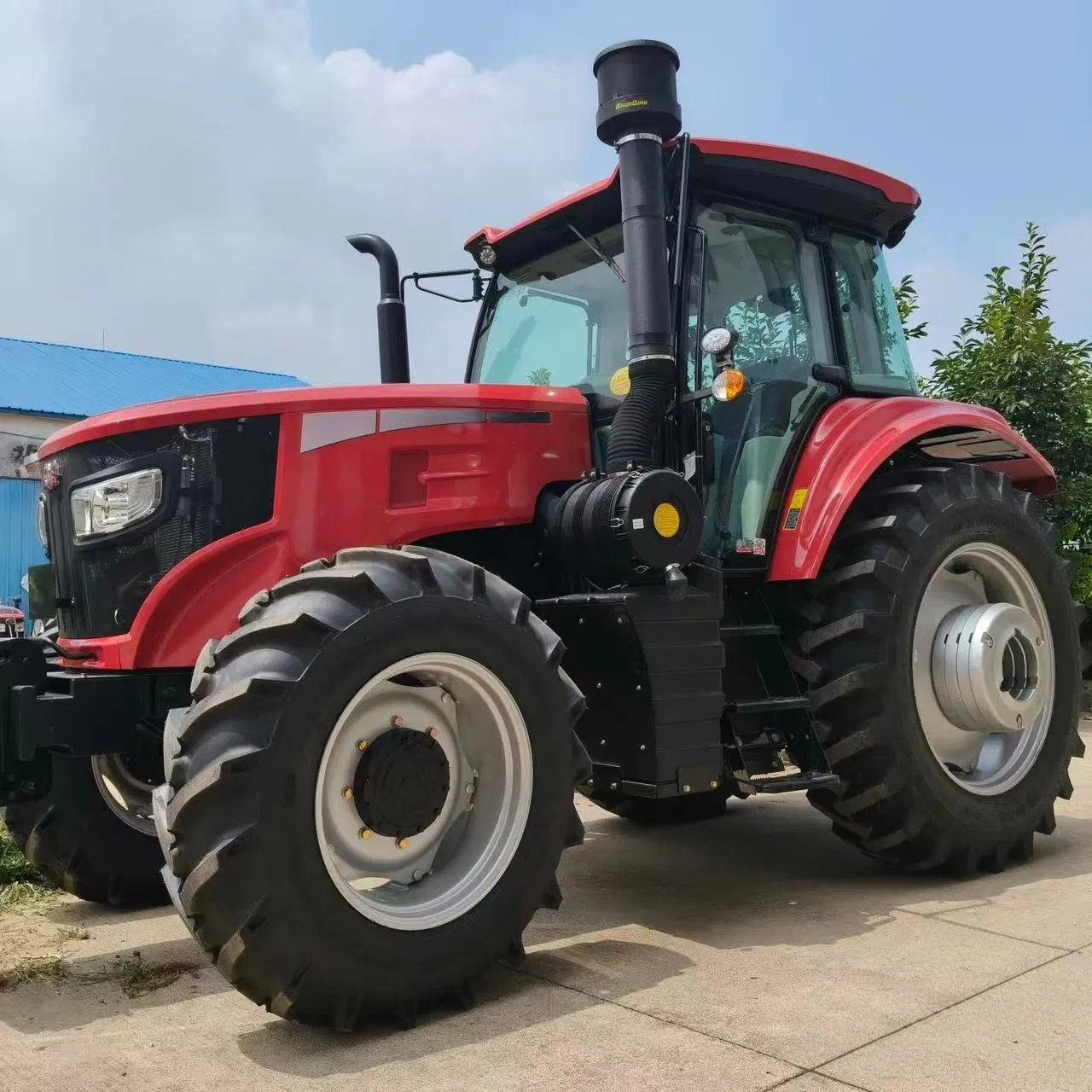 The Tractor's Ability to Tow Multiple Implements at Once Enhances Its Efficiency, Allowing Farmers to Complete Various Tasks in a Single Pass.