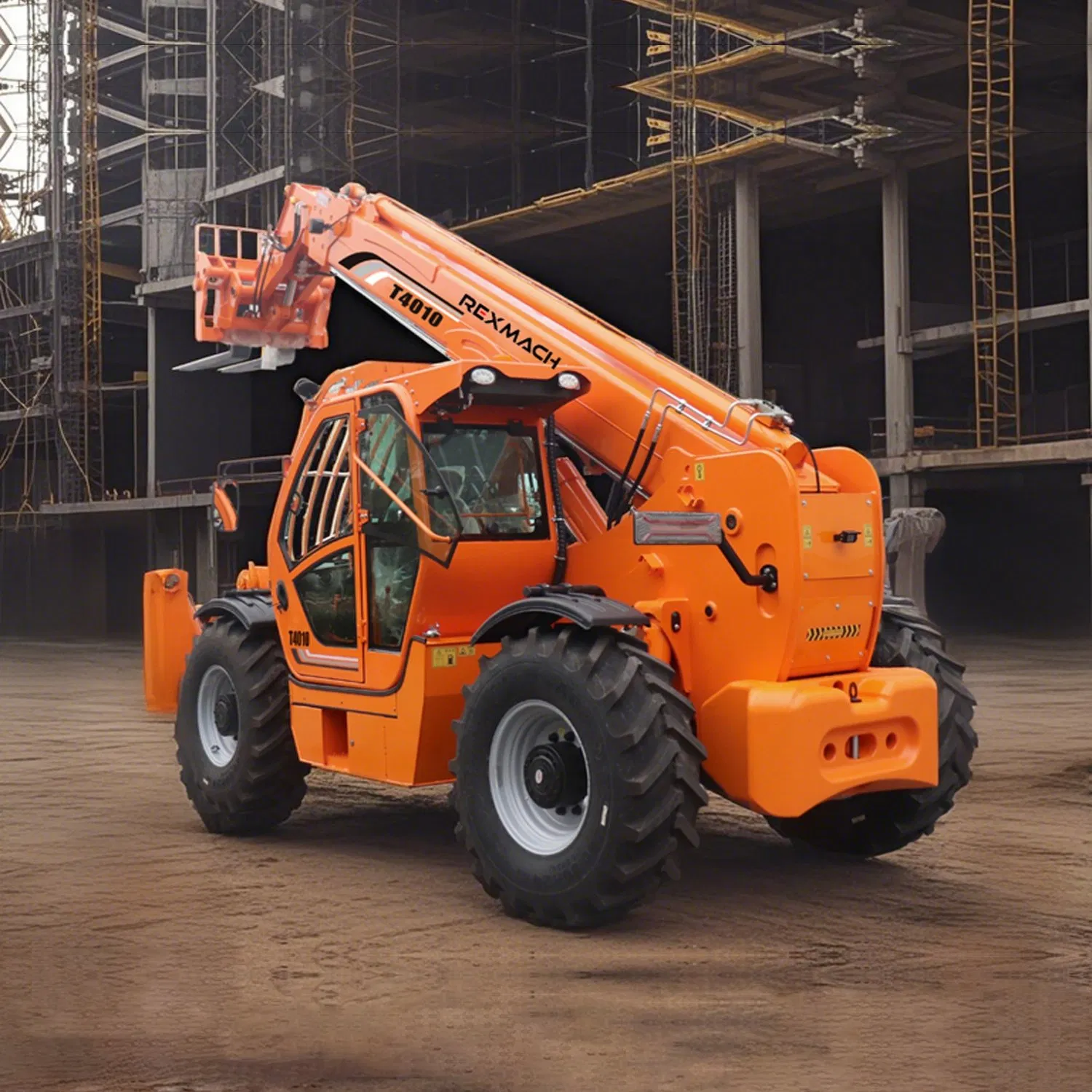 Manitou Forklift Telescopic Handler Telehandler with 7m/10m/14m/18m Lifting Height with 4 Tons