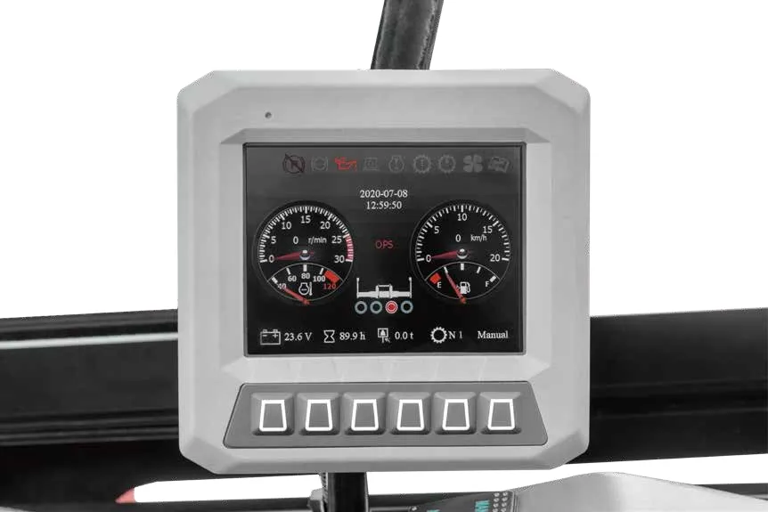 Empty Container Handler Side View