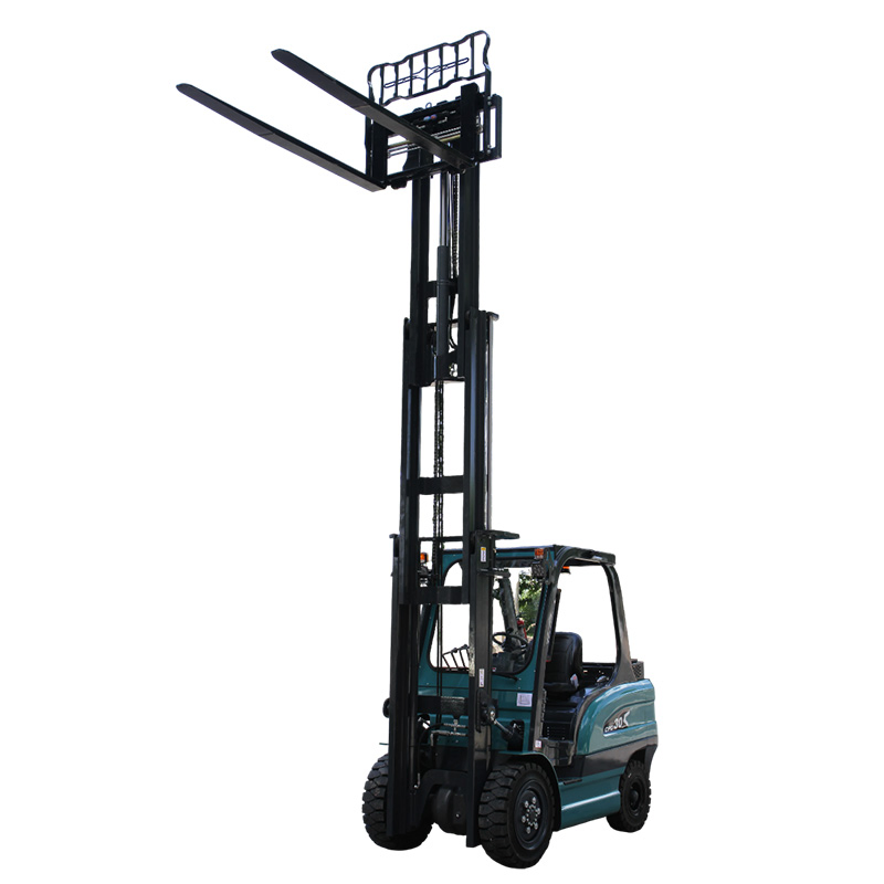 3 Ton 4 Wheels Small Fork Lift Warehouse Hydraulic Lifter Forklifts Truck Mini Electric Forklift