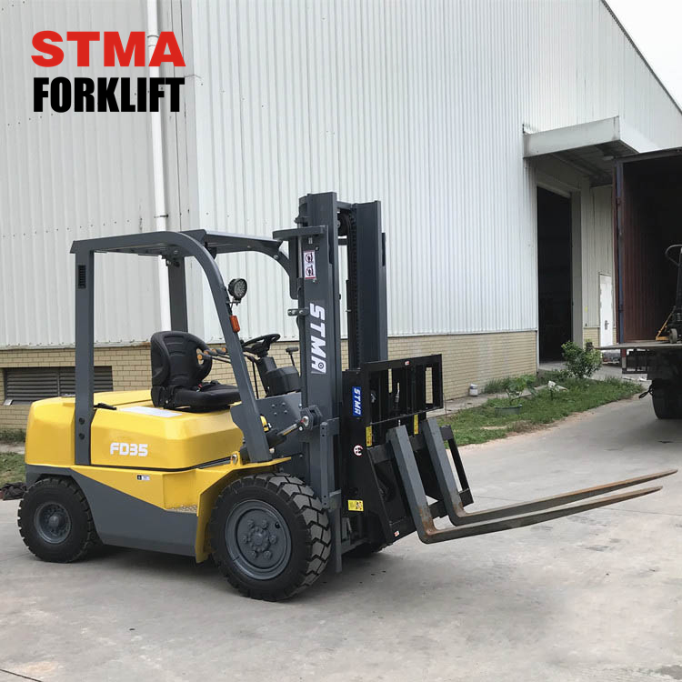 Stma Forklift Forks Attachment Tipping Hinged Fork 3.5ton 3500kg Diesel Forklift Truck
