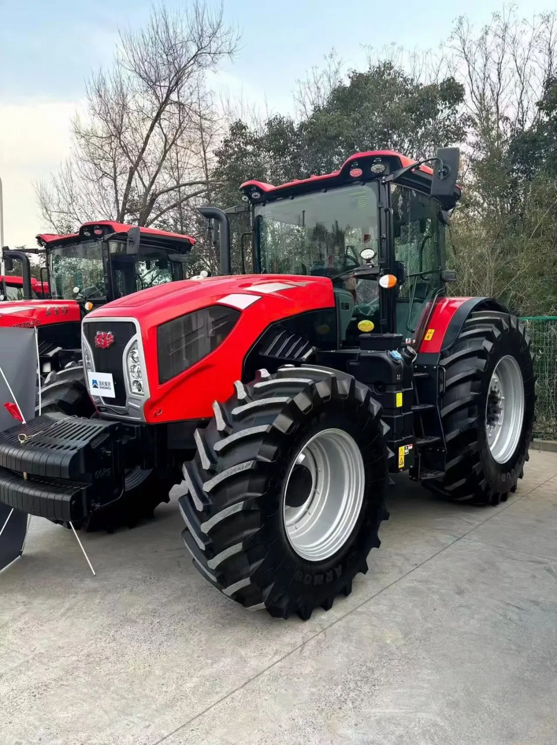 The Tractor's Ability to Tow Multiple Implements at Once Enhances Its Efficiency, Allowing Farmers to Complete Various Tasks in a Single Pass.