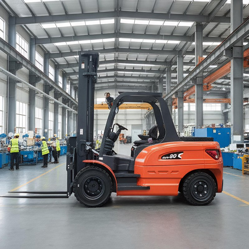 Telescopic Mini Lithium Battery Electric Forklift Is Suitable for Narrow Passages and Warehouse Pallet Handling. Forward Moving Battery Pallet Truck Forklift