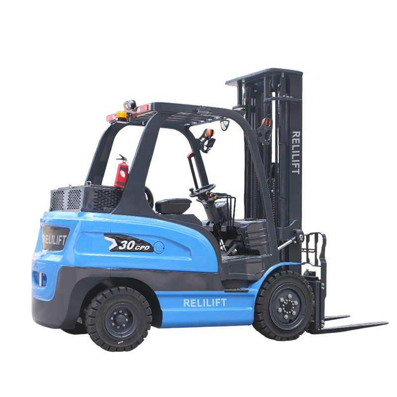 3 Ton 4 Wheels Small Fork Lift Warehouse Hydraulic Lifter Forklifts Truck Mini Electric Forklift