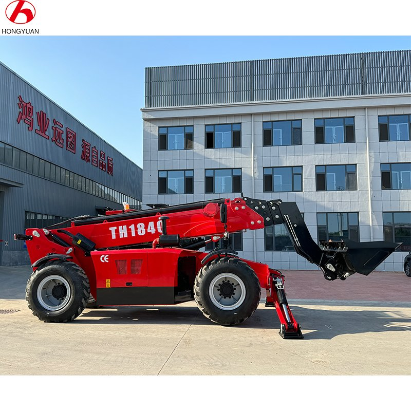 Shandong Guchi Diesel Telehandler Loader 18m Lifting Height Telescopic Handler Forklift