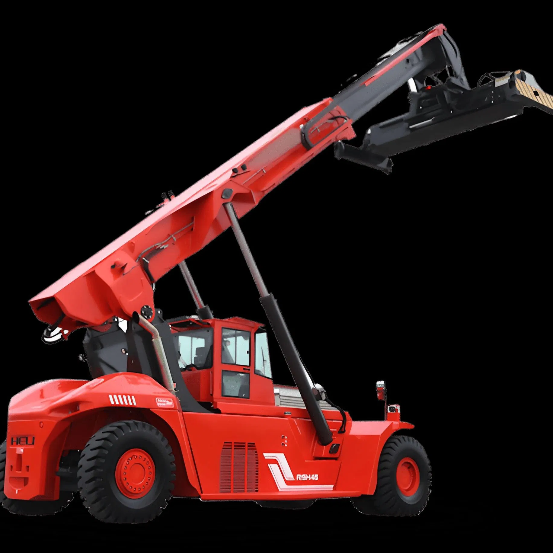 Port Container Stacking Forklift Handler - Standard Height with Side-Sitting Drive