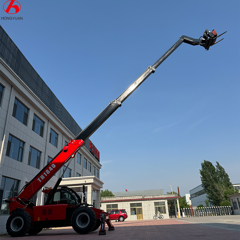 Shandong Guchi Diesel Telehandler Loader 18m Lifting Height Telescopic Handler Forklift