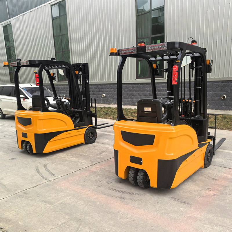 Free Shipping Three-Wheele Forklift ISO EPA CE 60V 0.5 Ton 1 Ton 1.5 Ton 2 Ton 5 Ton Mini Electric Forklifts Trucks Price Battery Forklift Electric