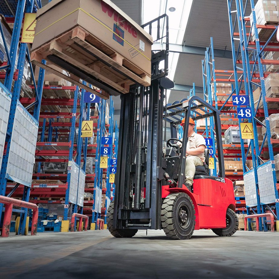 2.5 3 5t Hangcha Heli Mini Rough Terrain Reach Stacker Lithium Electric Diesel Gas LPG Engine Montacarg Forklift with 3-6m Mast for Pallet Material Fork Lift