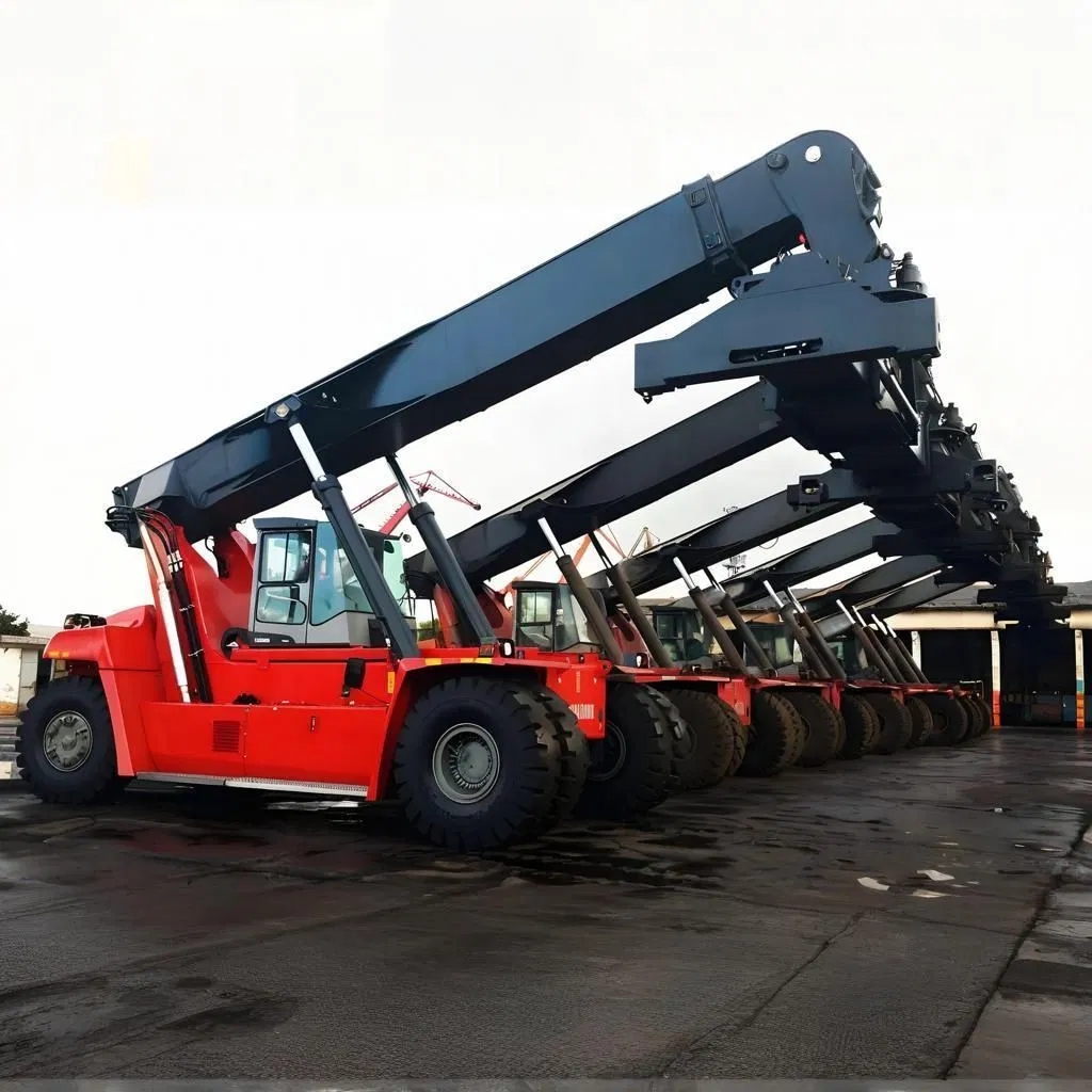 Port Container Stacking Forklift Handler - Standard Height with Side-Sitting Drive