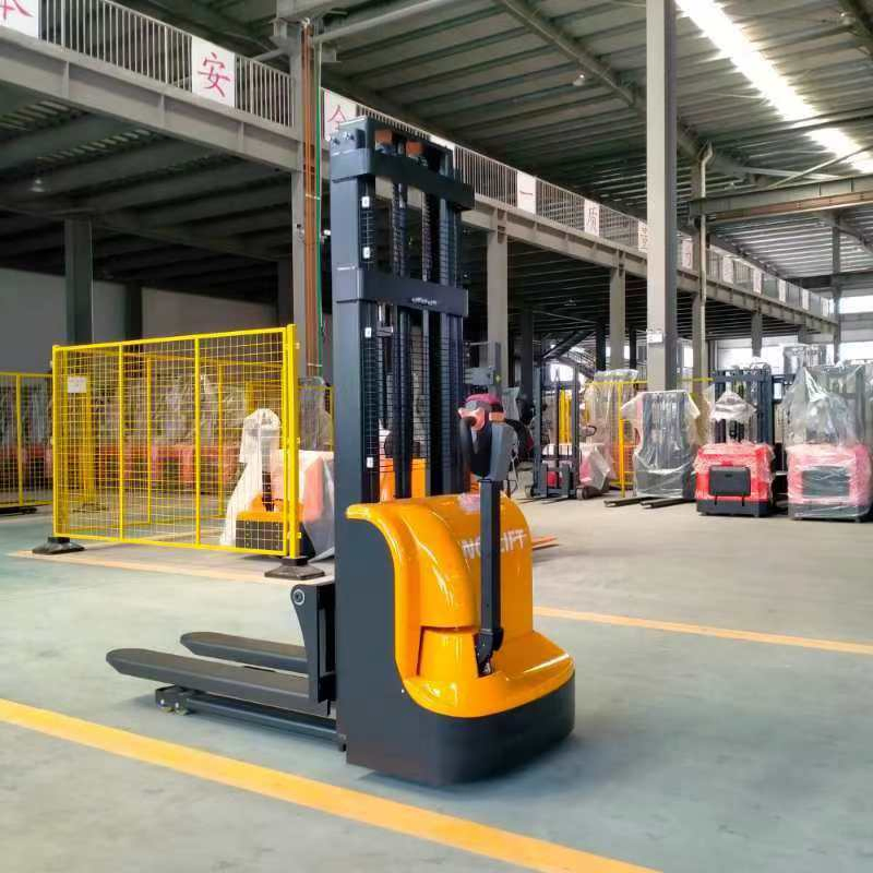 High Quality 1 Ton 1.5 Ton 2m 3m Brand New Manual Electric Pallet Stacker Material Handling Truck Forklift with Warehouse