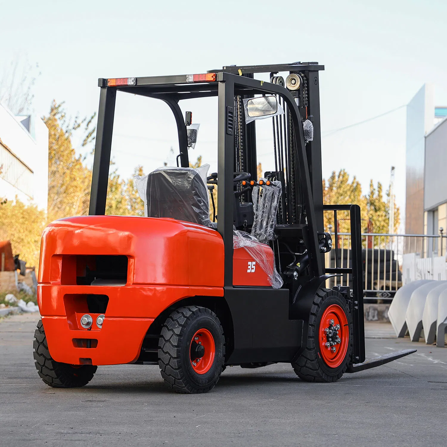 Diesel Telehandler Forklift Telescopic 3000kg, 3500 Kg