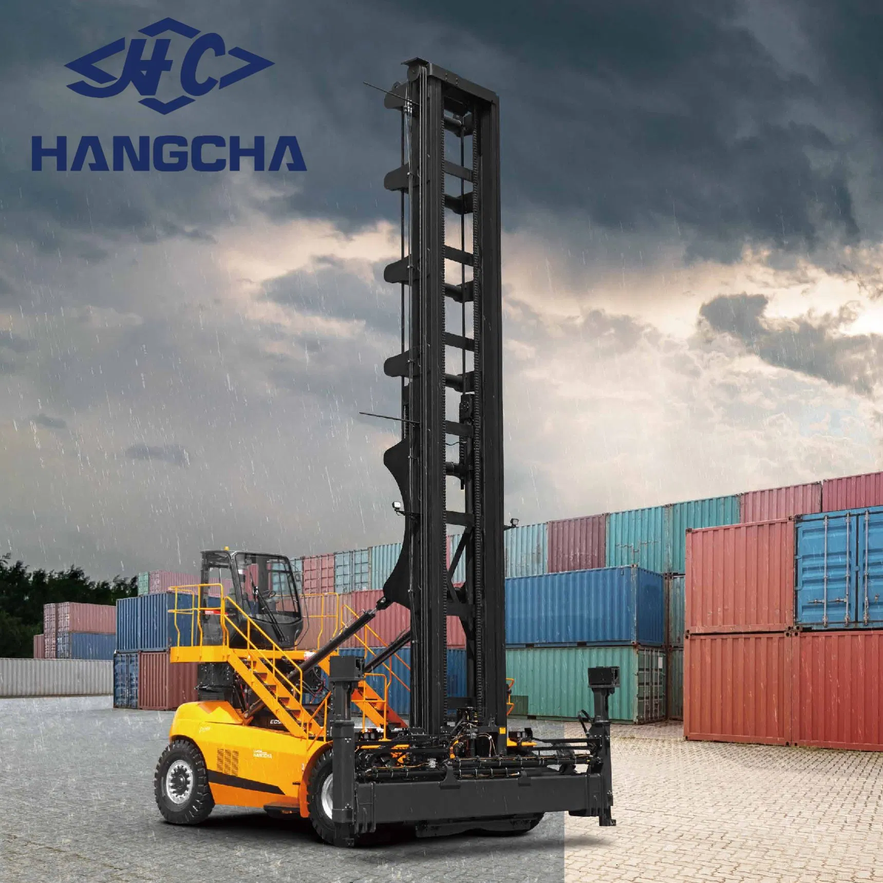 9t Hangcha Xh Series High-Voltage Lithium Empty Container Handler - Durable Equipment for Logistics Container Storage