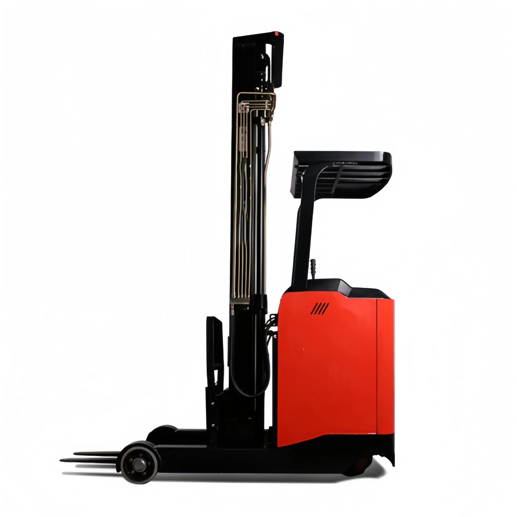 AC Power Imported Motor Full Electric Battery Truck Operated Reach Stacker Lifting Height 1600-6000mm with CE Best Factory Price Strorage Equipment
