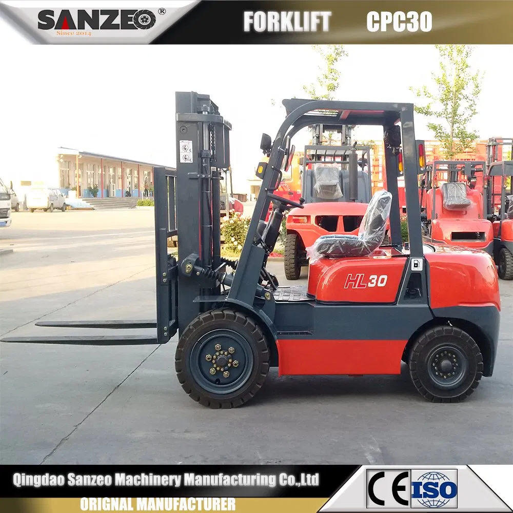Diesel Forklift Front View