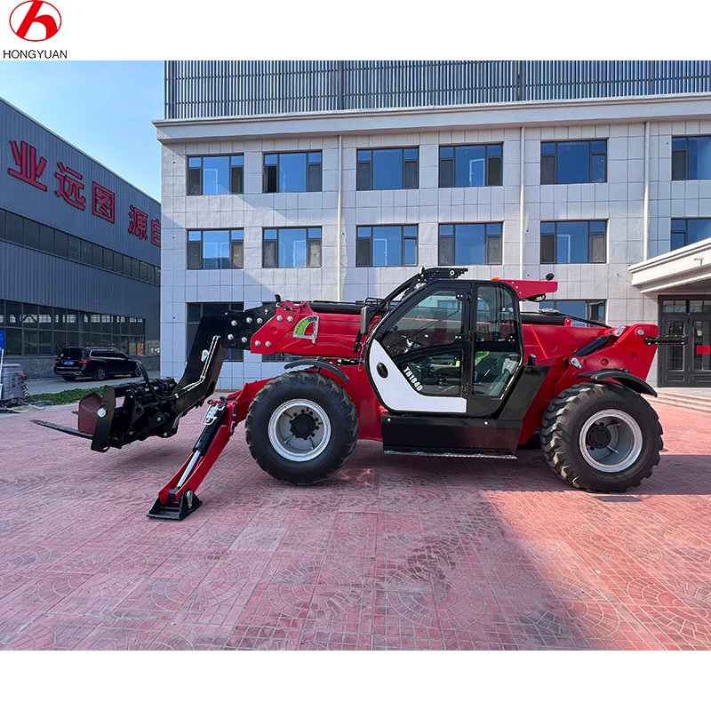 Shandong Guchi Diesel Telehandler Loader 18m Lifting Height Telescopic Handler Forklift