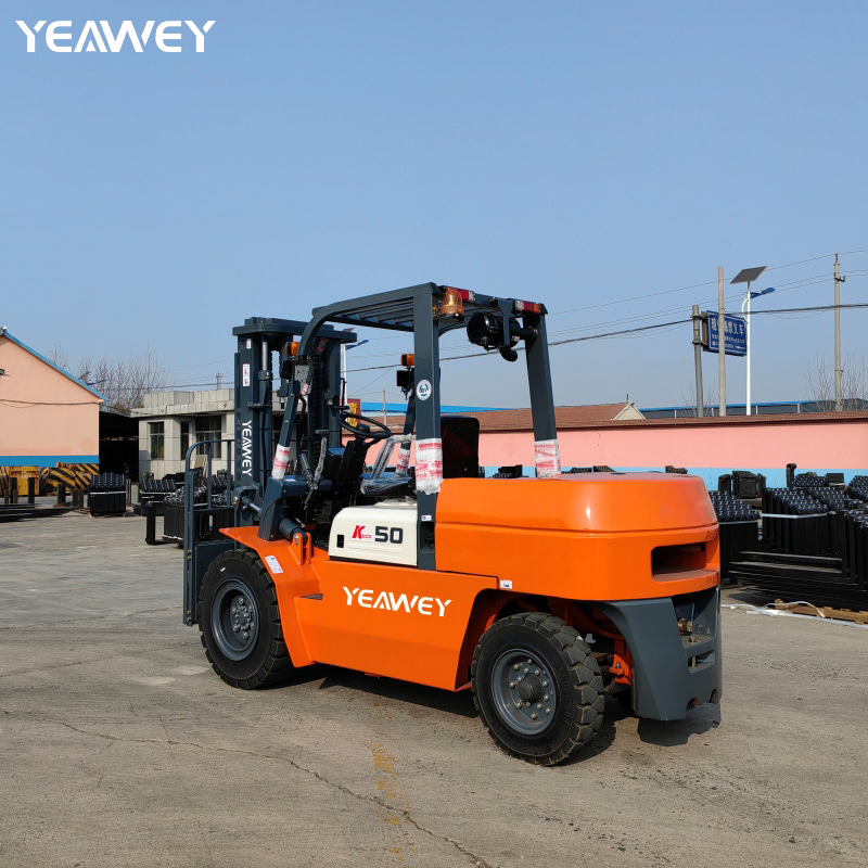 4ton K5ton New Diesel 3 Ton Automated Manual Diesel Forklift with Pneumatic Tire