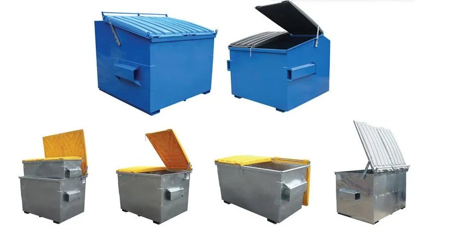 Frontlift bins