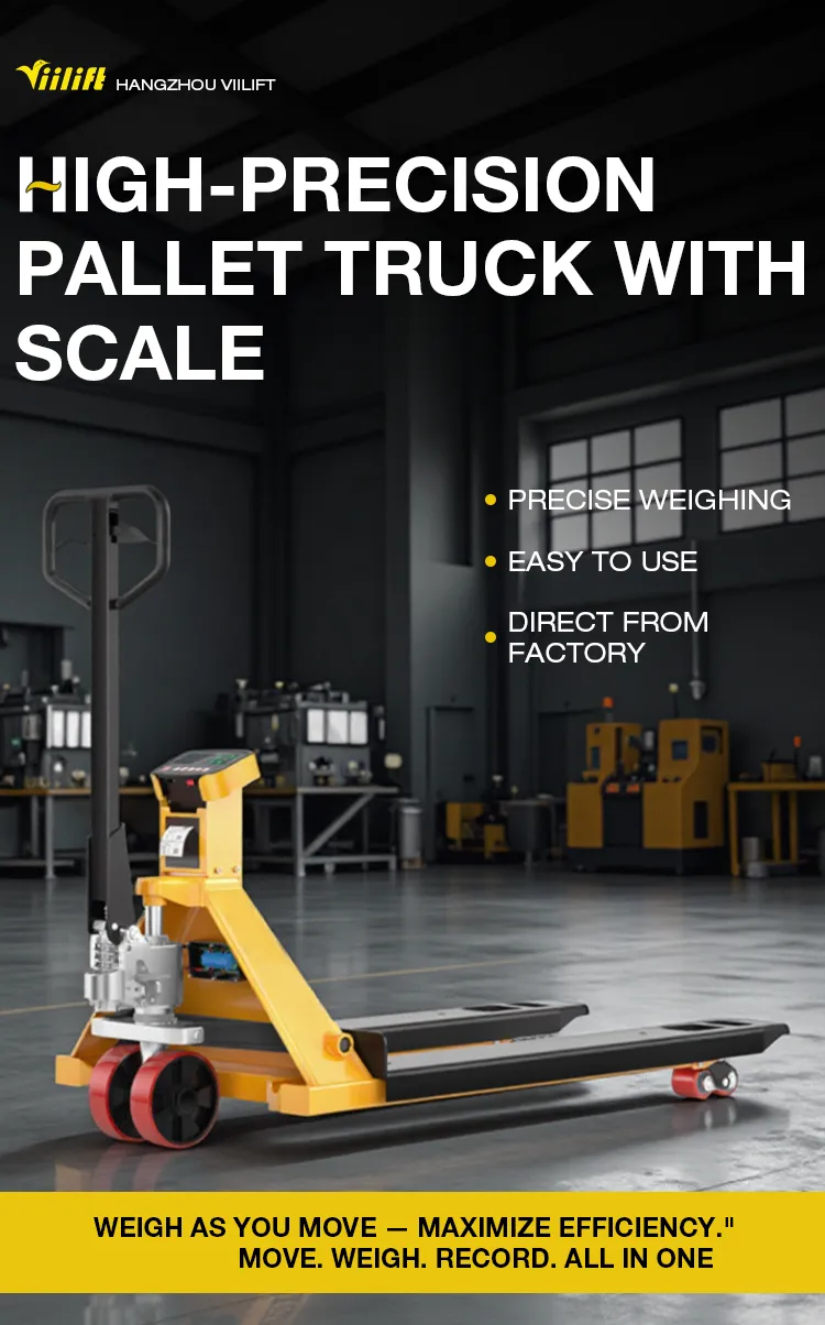 Manual Pallet Truck with Weighing Scale