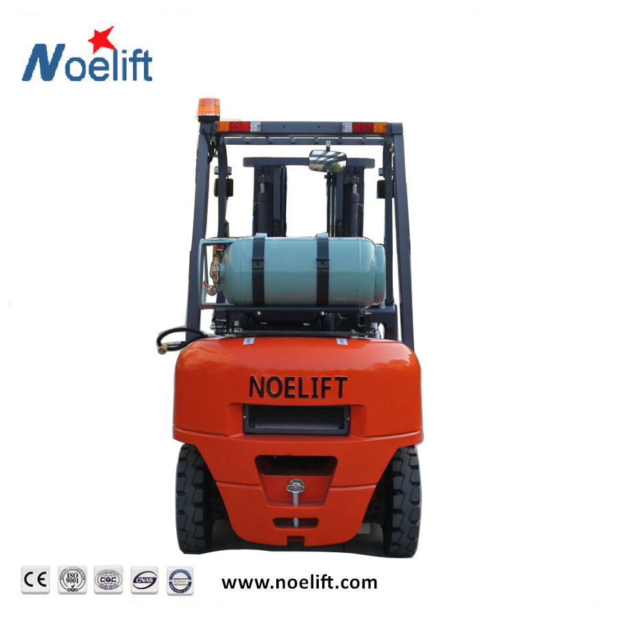 Chariot Elevateur 3000kg 4.5m Gasoline LPG Forklift Trucks with Nissan K25 Engine