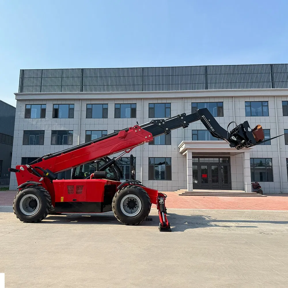 Hot Selling Best Price CE/EPA Certified Telehandler Mini Backhoe Telescopic Arm Forklift 4 Tons Telehandler 18m Lifting Telescopic Forklift