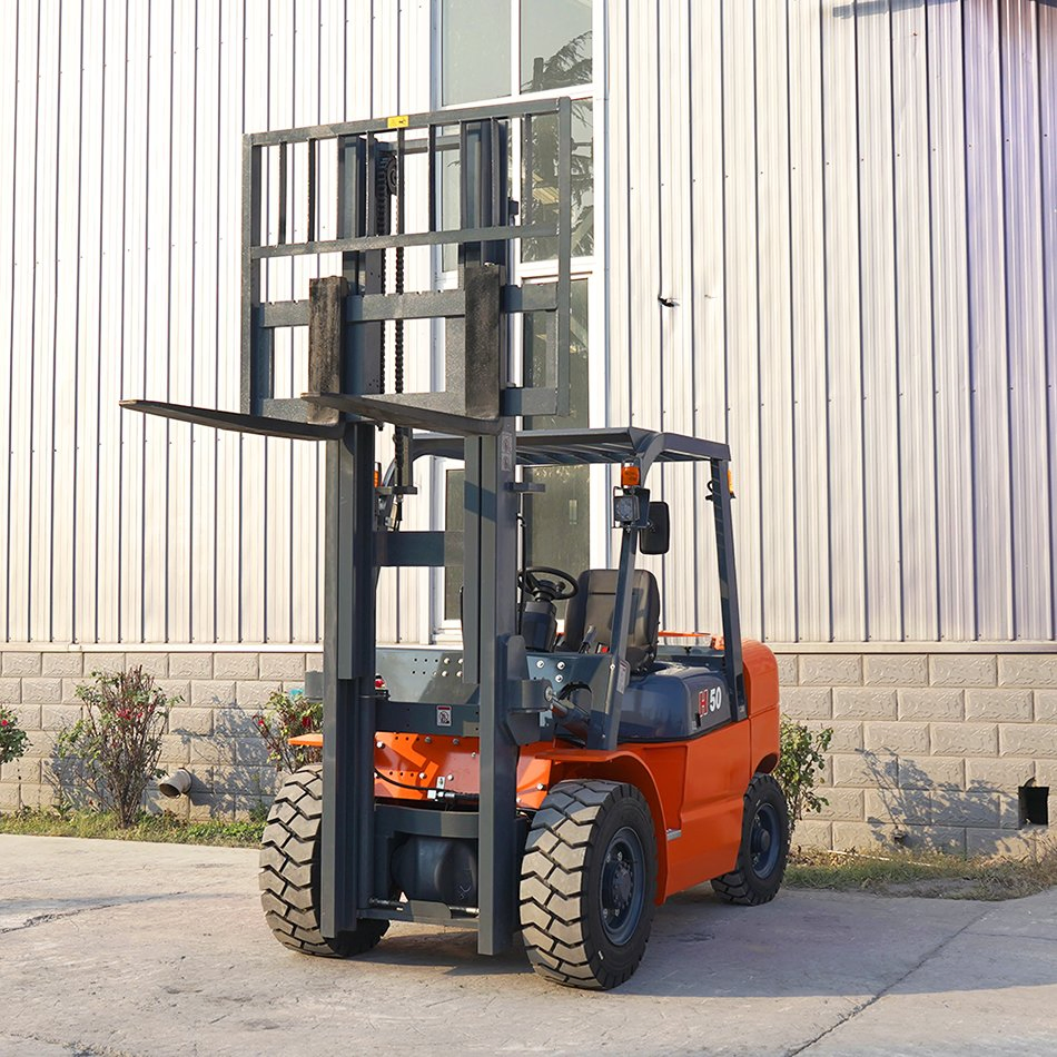 Hopper Hydraulic Truck Anti Collision Sales Diesel Forklift Truck Engineering Machine 5 Ton Small 4 Ton 3 Ton Diesel Mini Warehouse Forklift