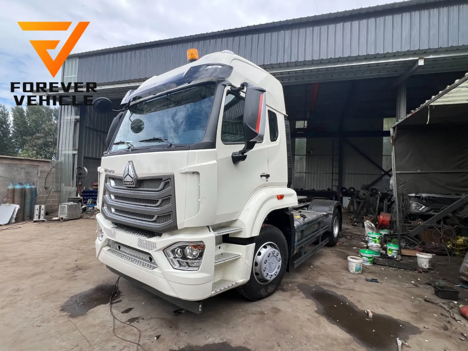 2025 Sinotruk HOWO Nx 4*2 LHD Trailer Truck Head Used and New Hohan 371 380 Prime Mover Tow Tractor Truck