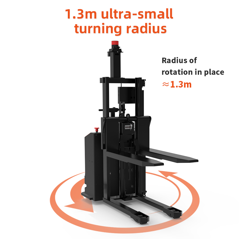 Reeman Mini 2.0 1000kg AMR Agv Stacker - Compact 1m Lift Autonomous Forklift