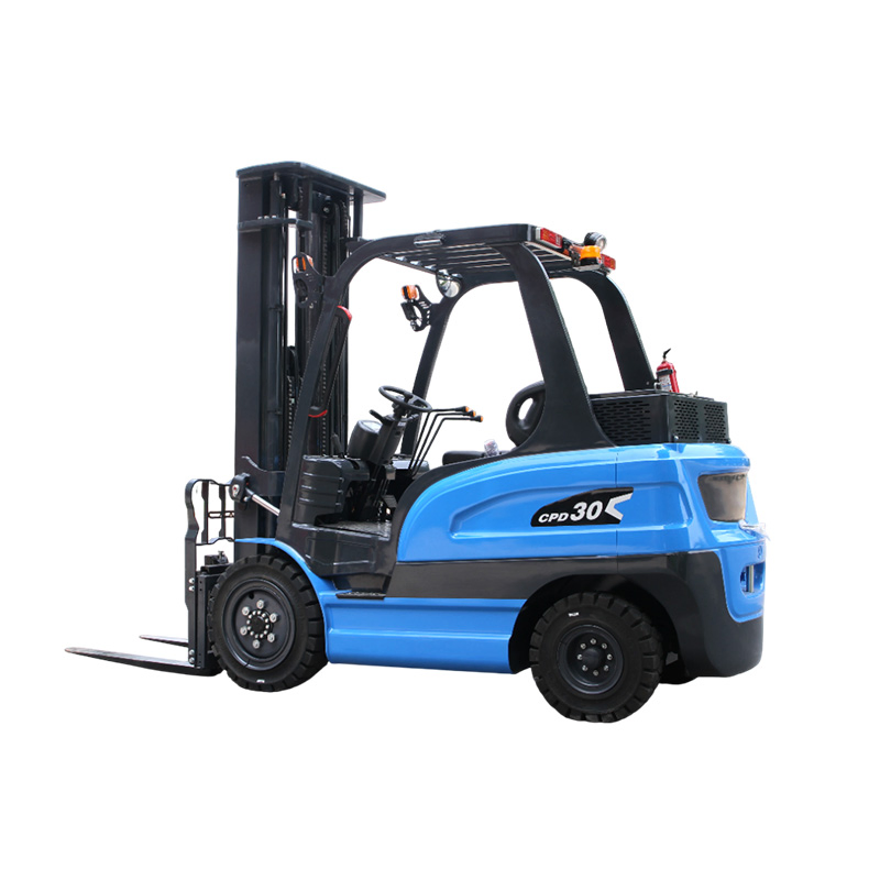 3 Ton 4 Wheels Small Fork Lift Warehouse Hydraulic Lifter Forklifts Truck Mini Electric Forklift