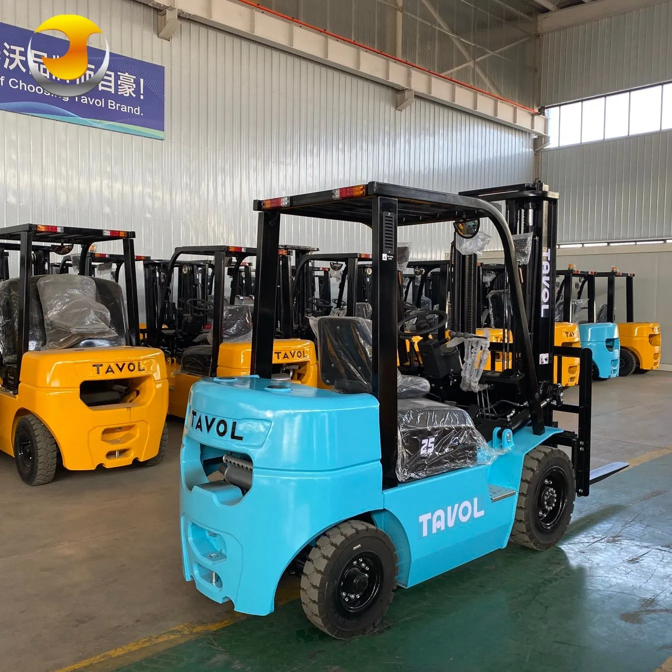 3ton 2.5ton Industrial Forklift Truck with CE Certificated New 5t Loading Capacity Diesel Engine Pallet Truck for Warehouses