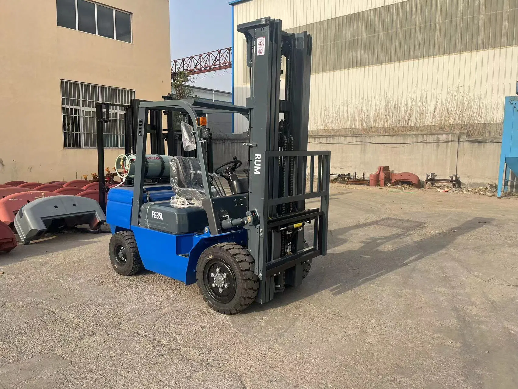 LPG Gasoline Forklift Truck Fg35L 3.5t 3500kg Forklift Truck with Factory Price