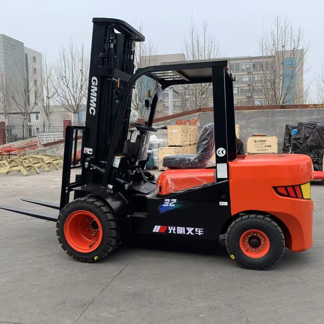 Diesel Forklift Side View
