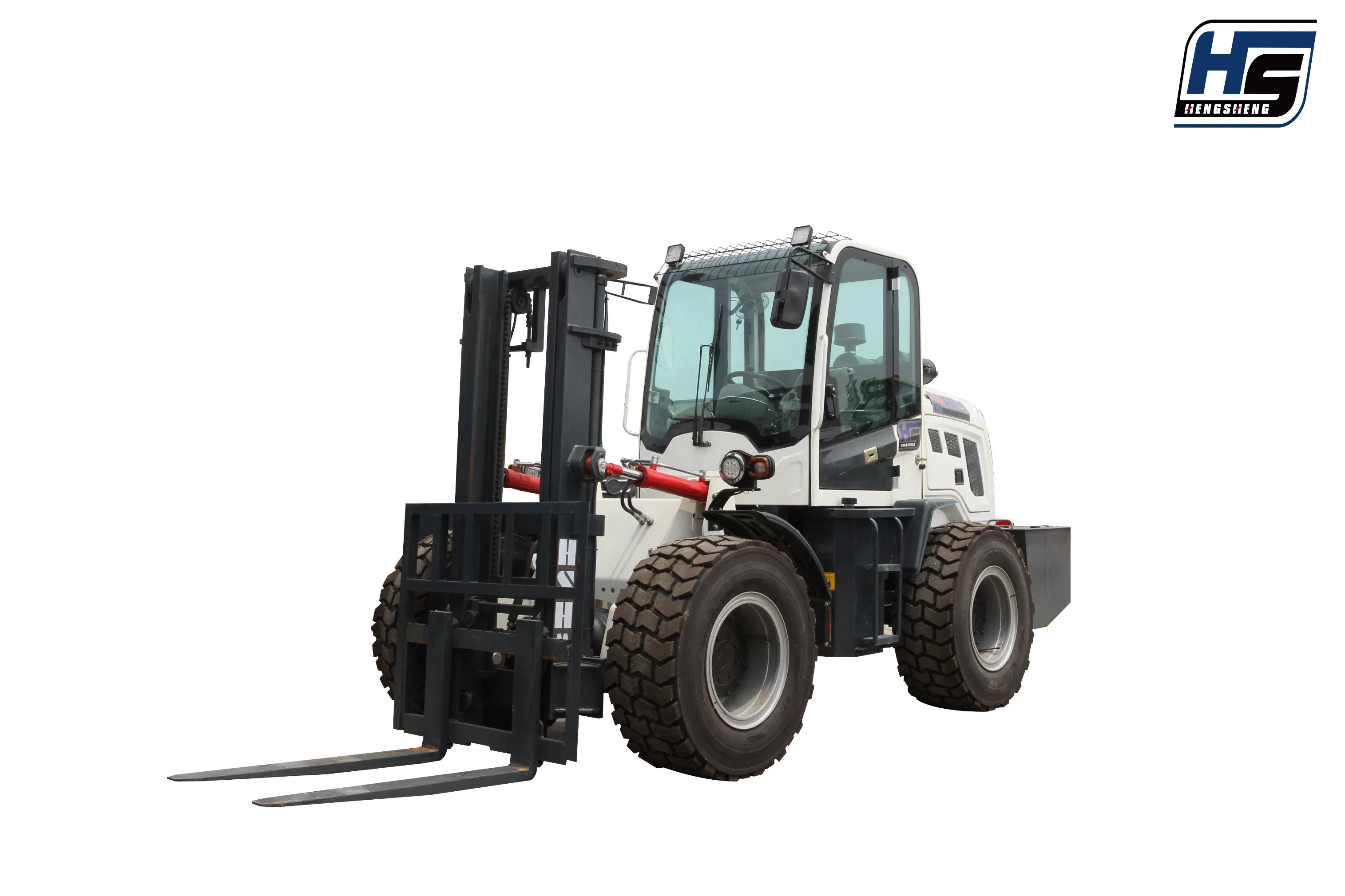 4t Mini Mini Four-Wheel Drive off-Road Forklift - Small Wheel Loader