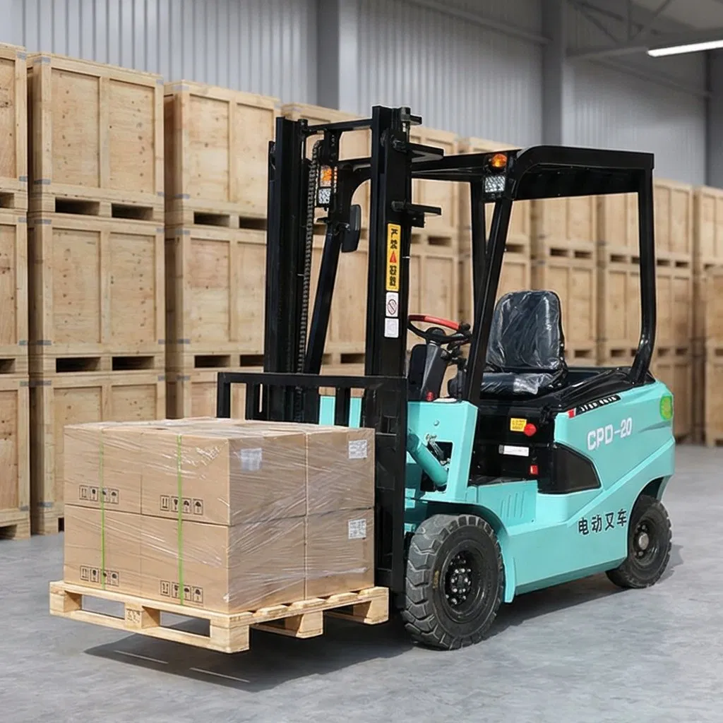 Warehouse AC DC Motor Industry Small Mini Electri Forklift Walking Frok Lift Forklift Truck Pallet Battery Diesel 4 Wheel Offroad Telescopic Electric Forklift