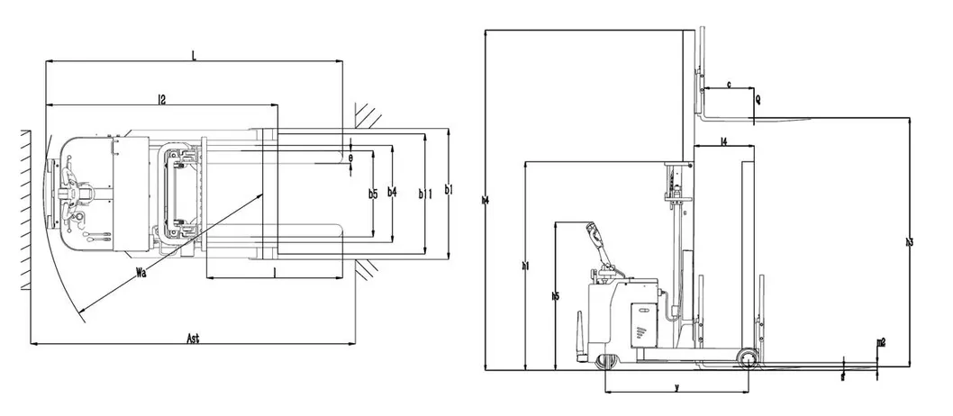 Electric Reach Truck View 2