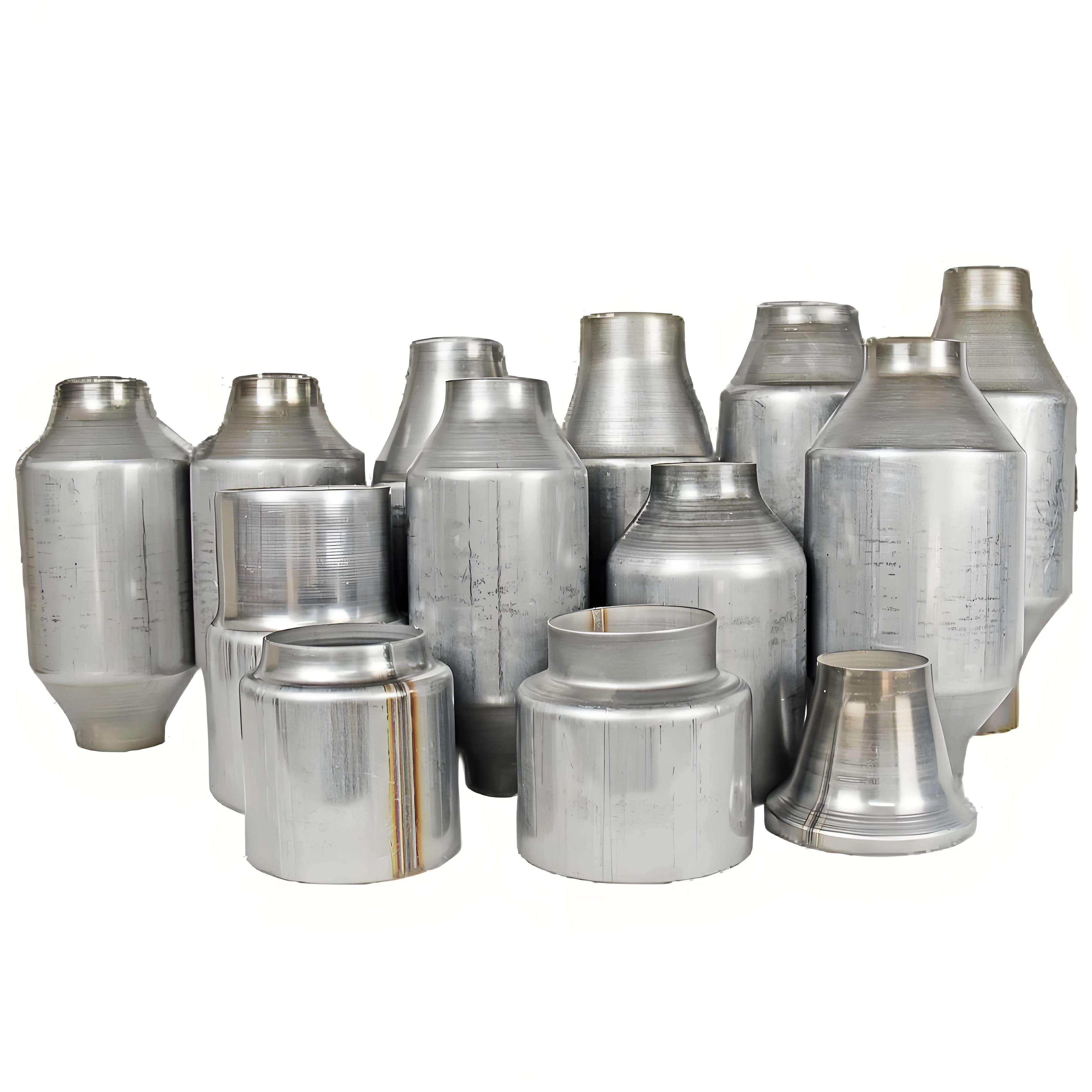 High Performance Universal Wholesale Auto Engine Systems Car Accessories Stainless Steel Ceramic Honeycomb Direct Fit Universal Catalytic Converter