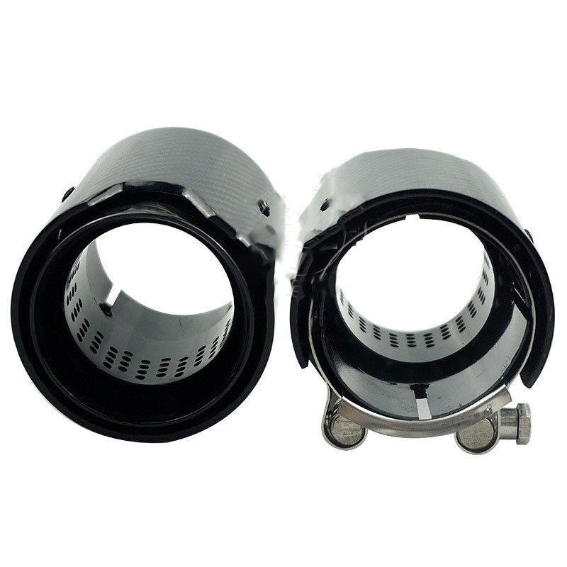 Glossy Carbon Fiber Exhaust Tips for BMW M2 M3 M4 F80 F82 F87 Muffler Tips Tailpipe Nozzle Car Exhaust System Modification