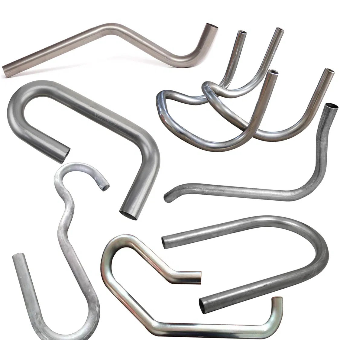Customized Aluminum Sanitary Pipe Mandrel Bends Fittings Exhaust Bent Pipe