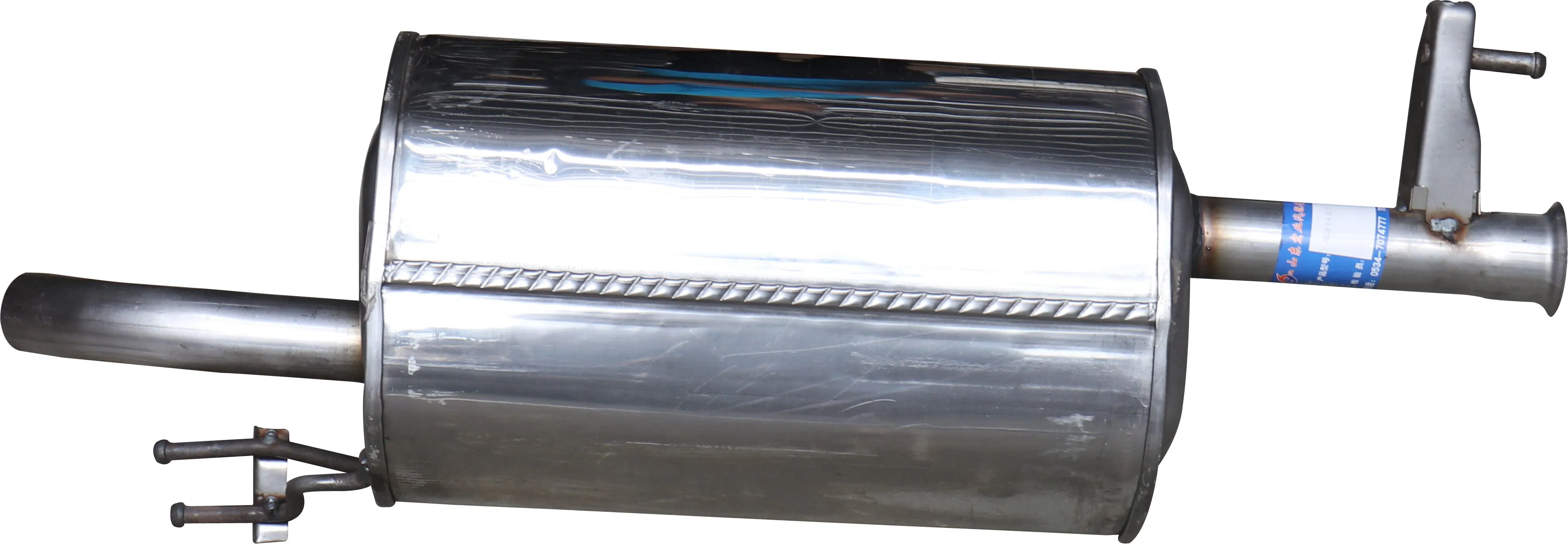 Automotive Diesel Performance Stainless Steel Exhaust Muffler Muffler 2.5