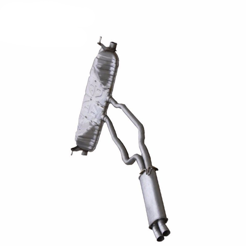 High Quality 409 Stainless Steel Automotive Exhaust Muffler Silent Middle and Rear Exhaust Pipe Fits for Volkswagen Touareg