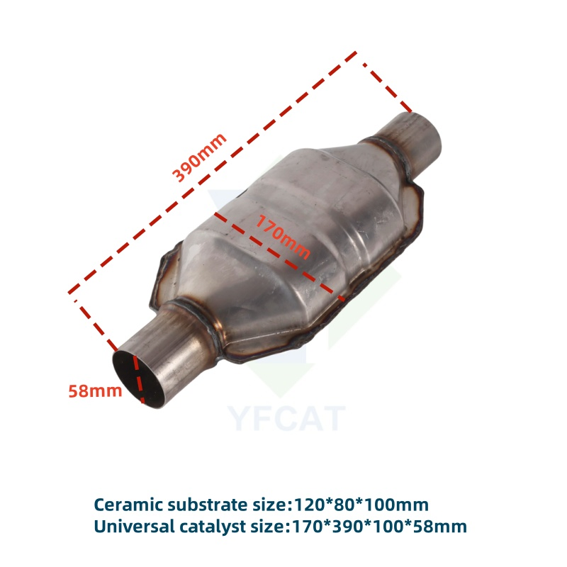 High Flow Universal Catalytic Converter for Mercedes-Benz Engine Heavy Duty