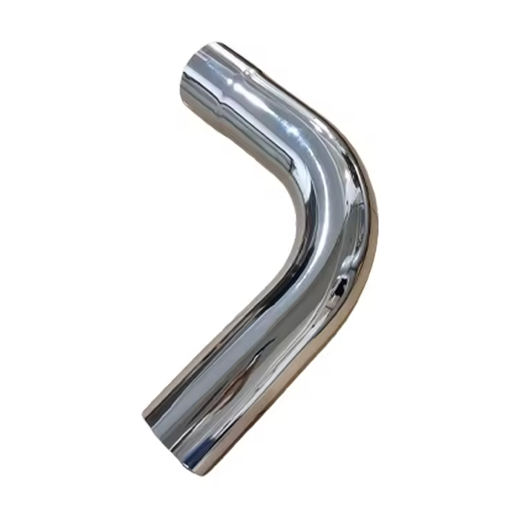 Custom 5 Inch Iron Chrome Plated 90 Degree Exhaust Elbow Pipe for Auto Parts