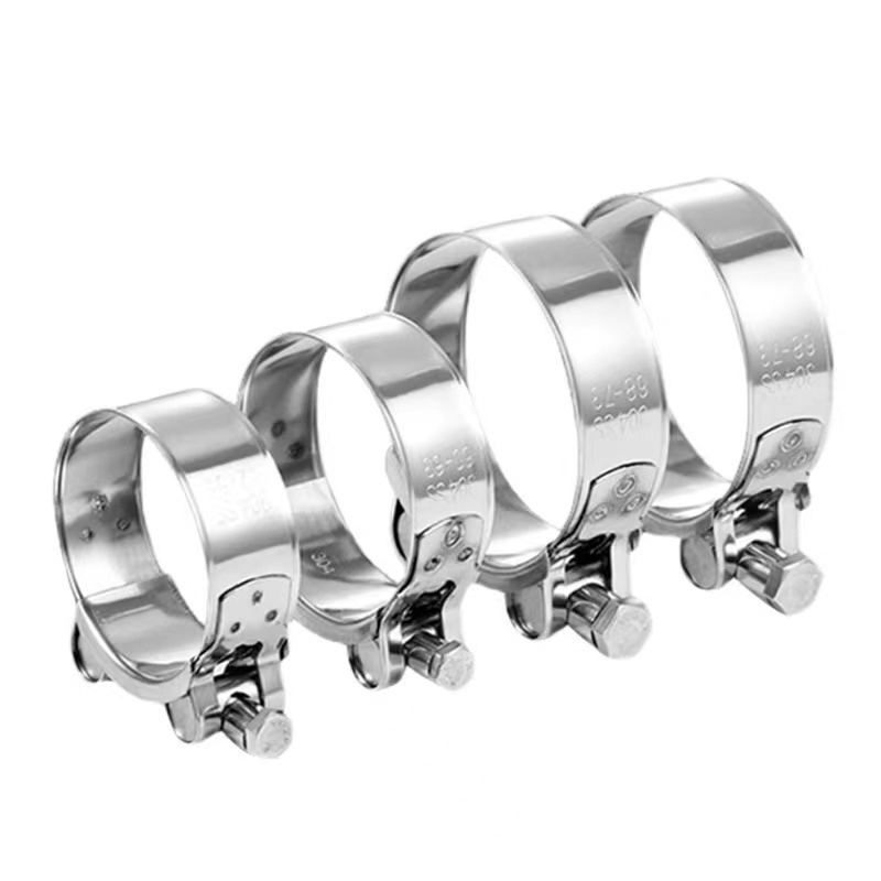 Manufacture Exhaust Hollow T Bolt European Clamp Carbon Steel Pipe Clamps High Quality Cheap Price Hose Clamp