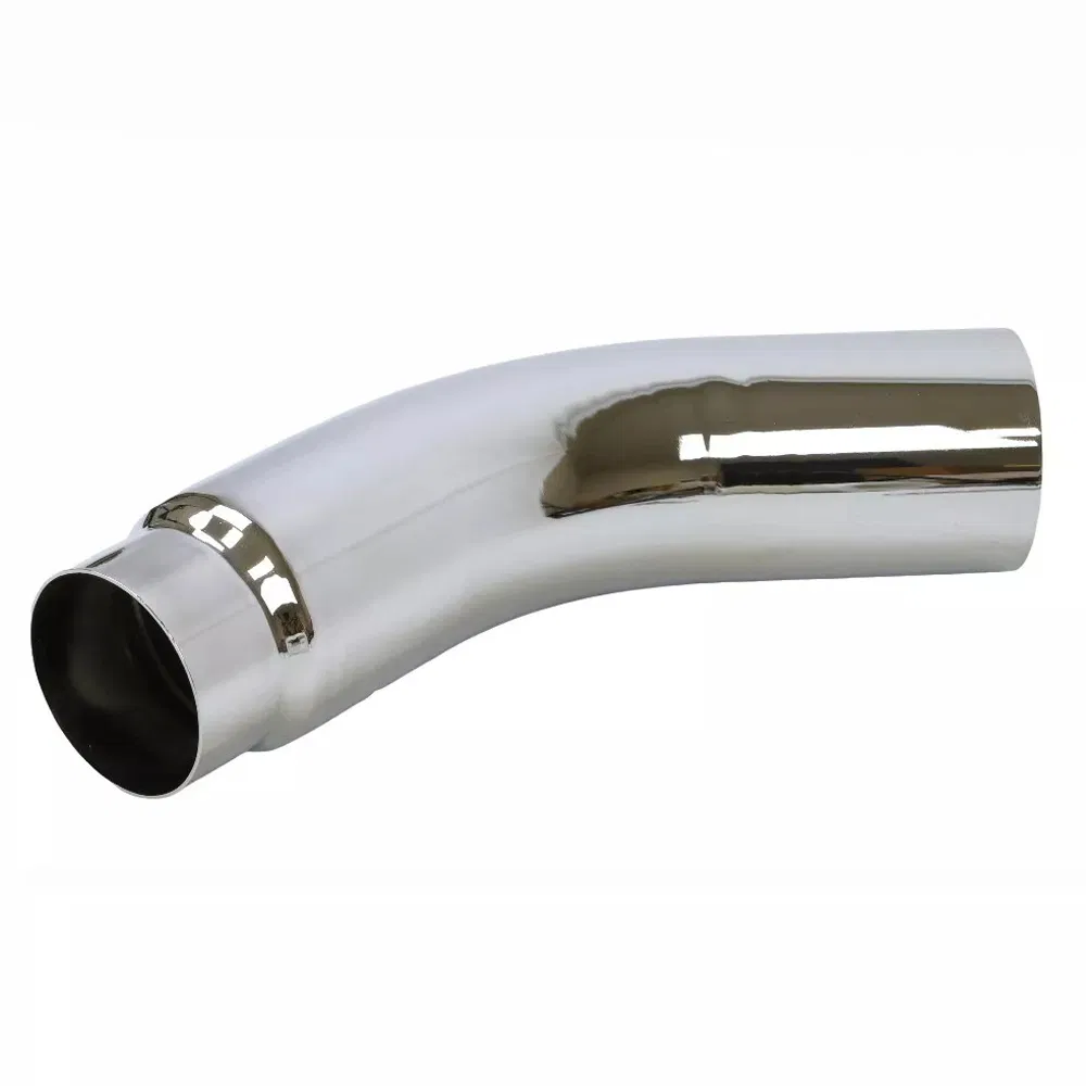 Custom Diesel 5-6 Mandrel Tube Bending 5 to 6 Inch Turndown Exhaust Elbow Polished Chrome Elbow Tip Pipe