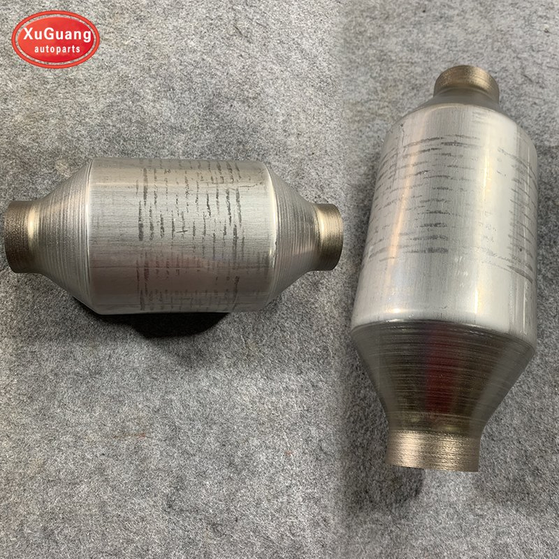 High Flow Euro6 Universal Catalytic Converter 127*300 Ceramic Core 118*152