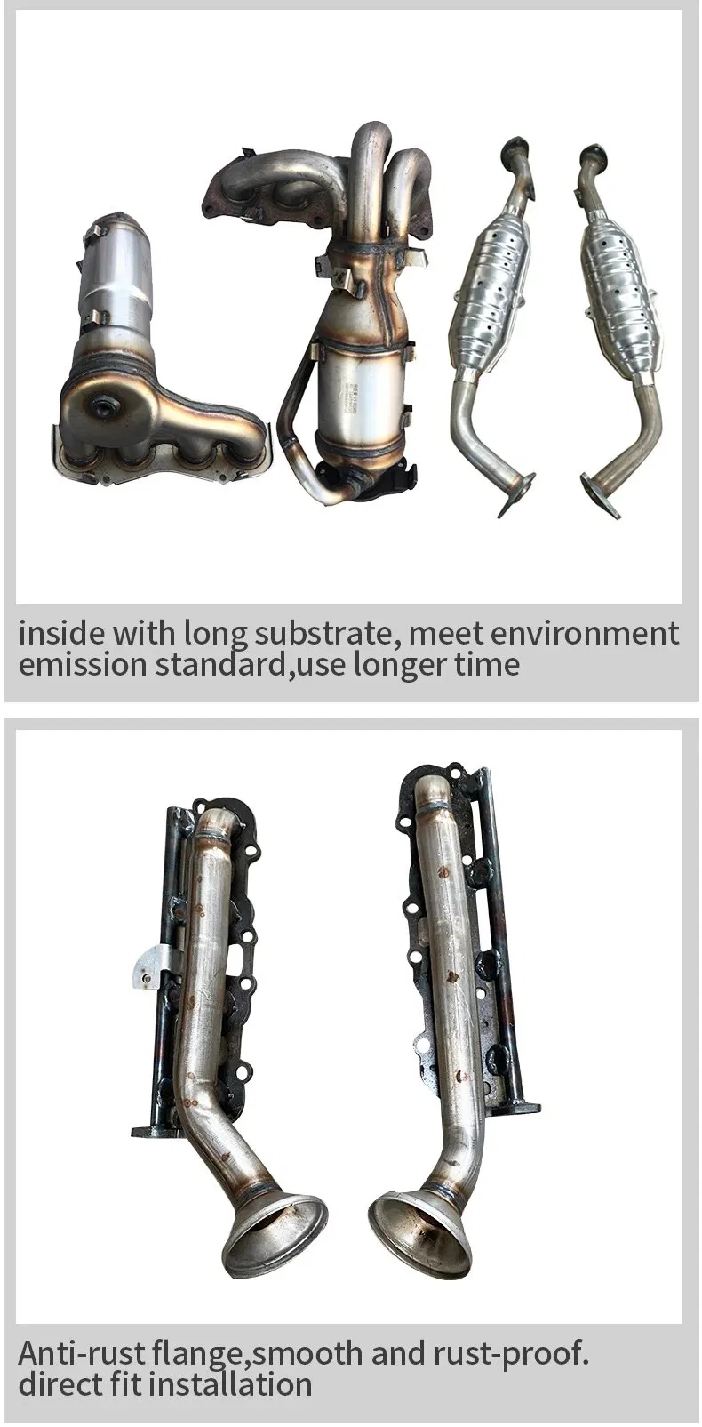 Xg Auto Parts Exhaust System Spare Parts Ceramic Core or Metal Core Flat Special-Shaped Catalyst Universal Catalytic Converter