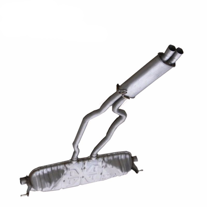 High Quality 409 Stainless Steel Automotive Exhaust Muffler Silent Middle and Rear Exhaust Pipe Fits for Volkswagen Touareg